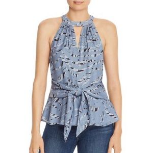 NWOT Parker Silk Blouse Halter Top Size Medium